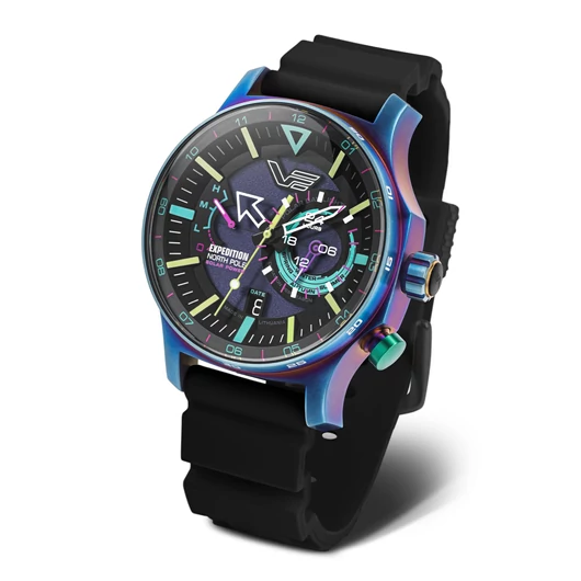 Vostok Europe Expedition Polar Light Solar Power 24H férfi óra - 595D737-SBLK