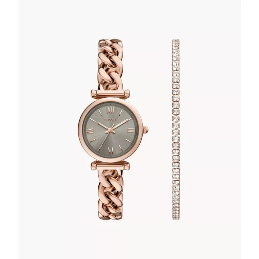 Fossil Carlie női óra szett - ES5378SET