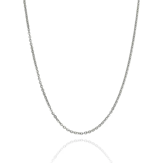 Fehér arany nyaklánc 45 cm - BRILLO035-W-45