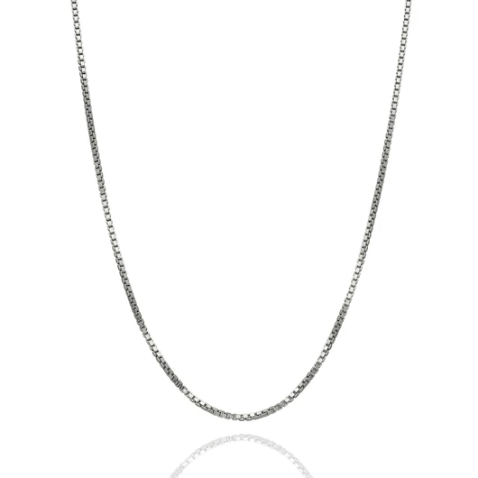 Fehér arany nyaklánc 45 cm - KVD019-W-45