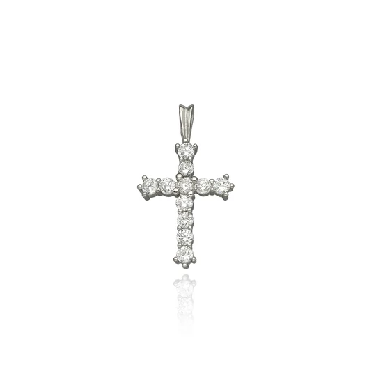 Ezüst kereszt medál - 09137-10