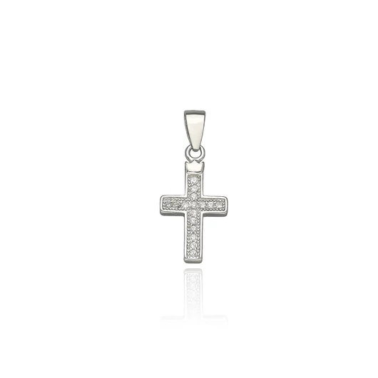 Ezüst kereszt medál - 09137-11