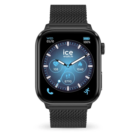 Ice-Watch Ice Smart 3.0 Rectangular 1.78 Black Milanese Medium okosóra - 024300