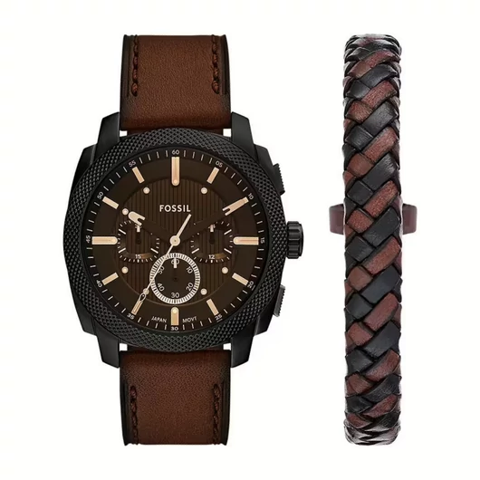 Fossil Machine Chronograph férfi óra szett - FS6102SET