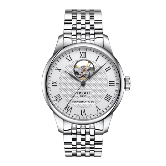 Tissot T-Classic Le Locle Powermatic 80 Open Heart férfi óra - T006.407.11.033.02