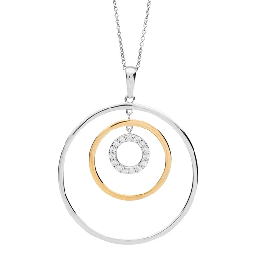NANA KAY silver trends ezüst kör nyakék - ST1140