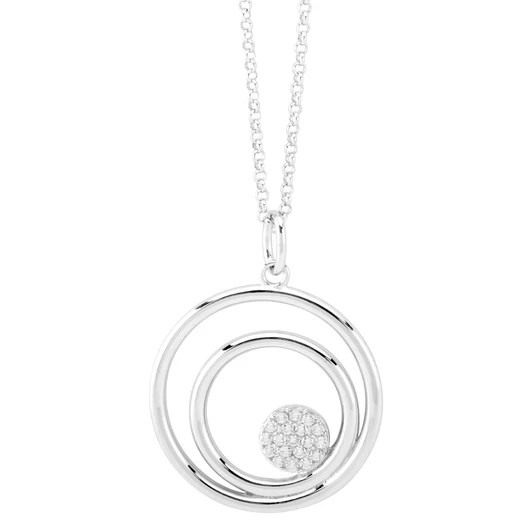 NANA KAY silver trends ezüst kör nyakék - ST1582