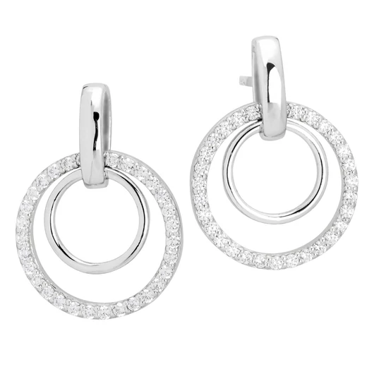 NANA KAY silver trends ezüst kör fülbevaló - ST1591