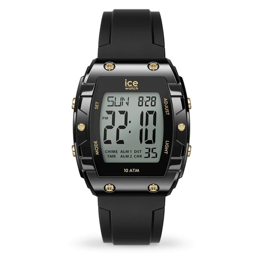 Ice-Watch Ice Digit Boliday Black Gold Small óra - 024564