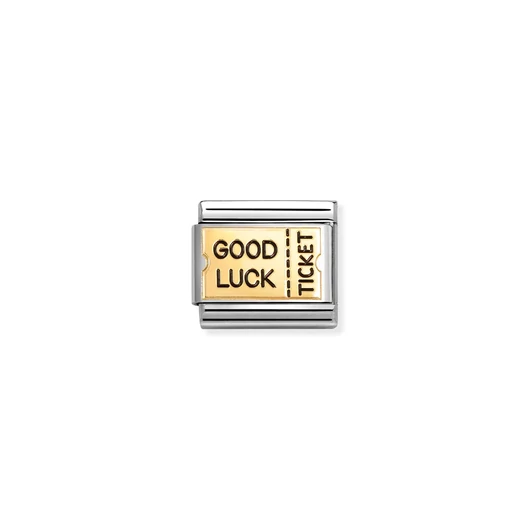 Nomination "Good Luck Ticket" charm - 030284-72