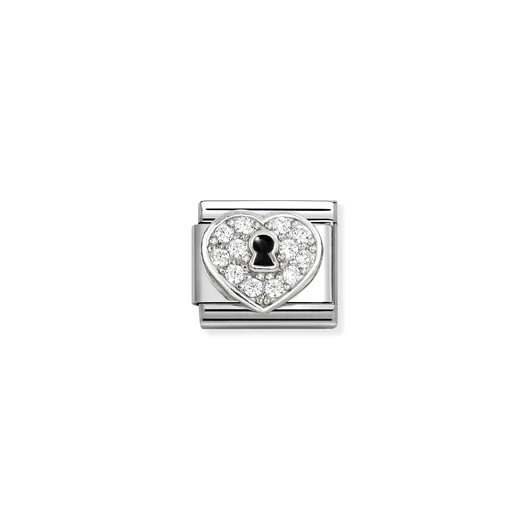 Nomination "Szív kulcslyukkal " charm - 330328-09