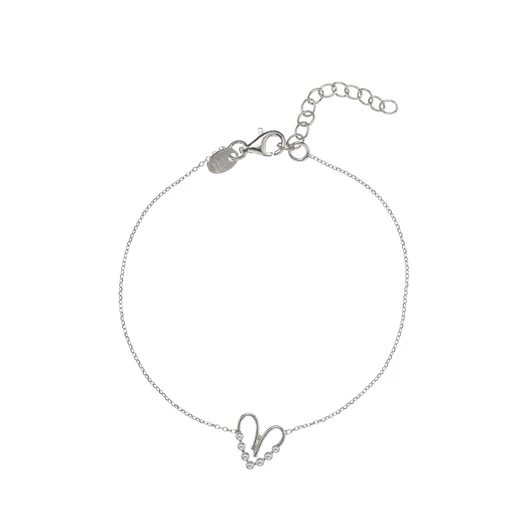 Alisia ezüst Pearly Heart karkötő - AL4781.02.000