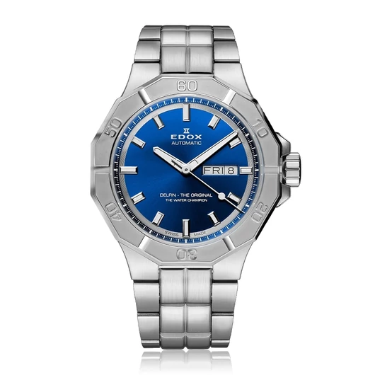 Edox Delfin The Original Day-Date Automatic férfi óra - 88008-3M-BUIN