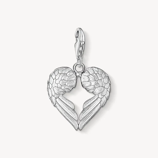 Thomas Sabo szív angyalszárnyból charm - 0613-001-12