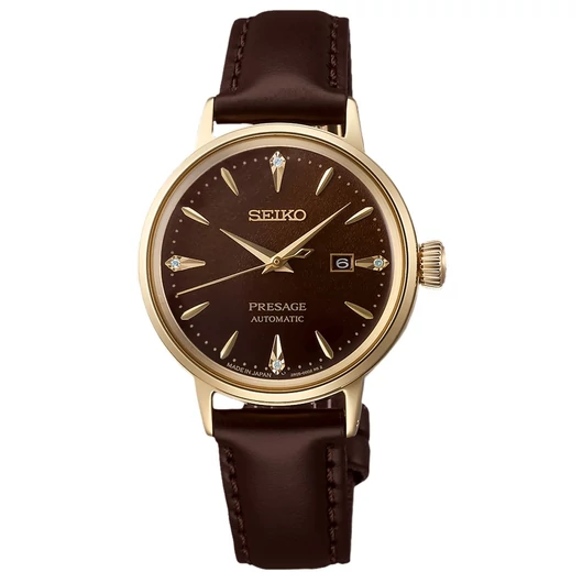 Seiko Presage Jamaican Coffee Diamond Automatic női óra - SRE020J1_3I