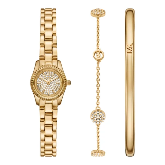 Michael Kors Lexington Micro Petite női óra szett - MK4944SET