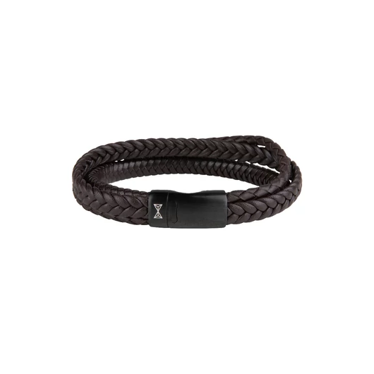 AZE Iron Three String Brown-Black karkötő 21 cm - AZ-BL002-C-210