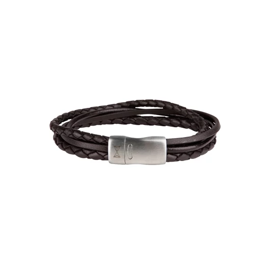 AZE Iron Four String Brown karkötő 21 cm - AZ-BL003-B-210