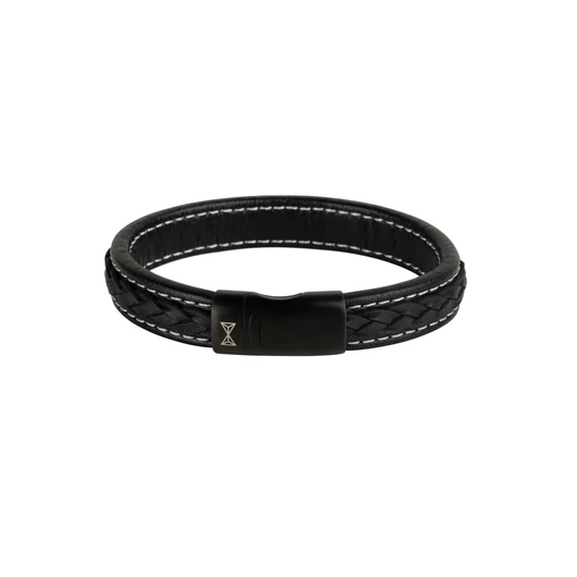 AZE Retro Wave Black-on Black karkötő 22,5 cm - AZ-BL015-C-225