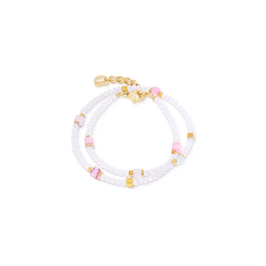 Coeur De Lion Joyful Colours Flex gold-pink karkötő - 4460/30-1916