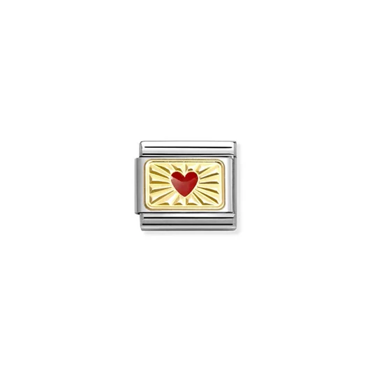 Nomination "Sugárzó szív" charm - 030284-58