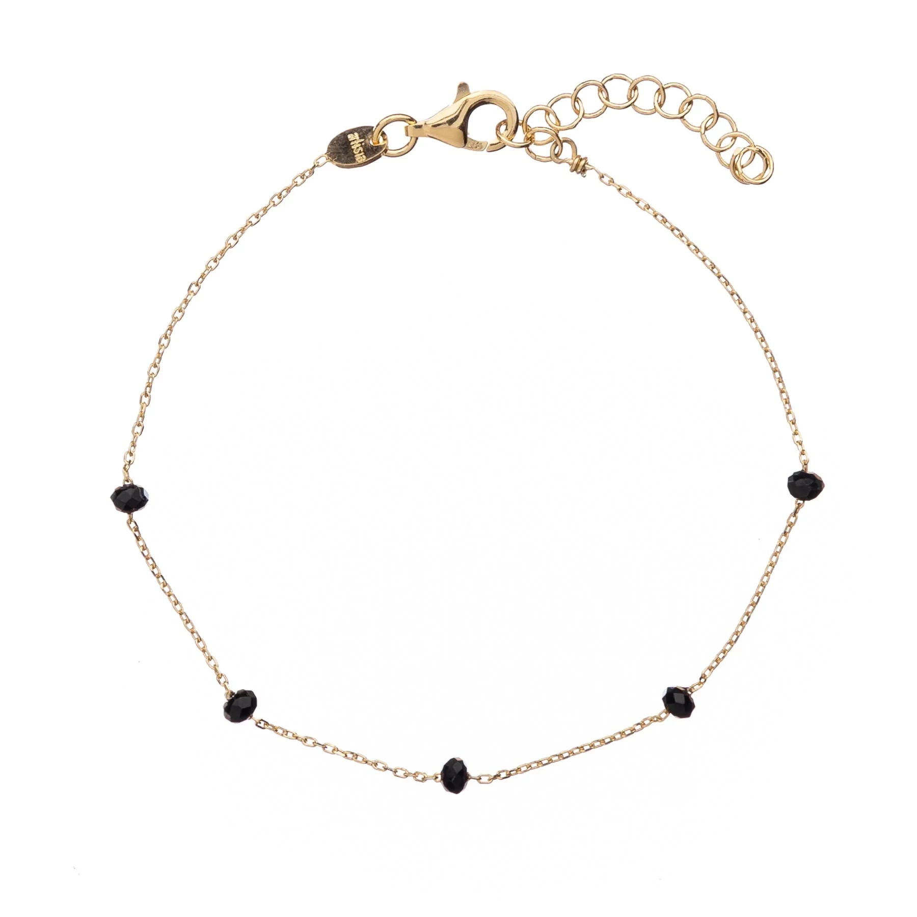 Alisia Crystal Bead karkötő - AL879-Oro-Nero