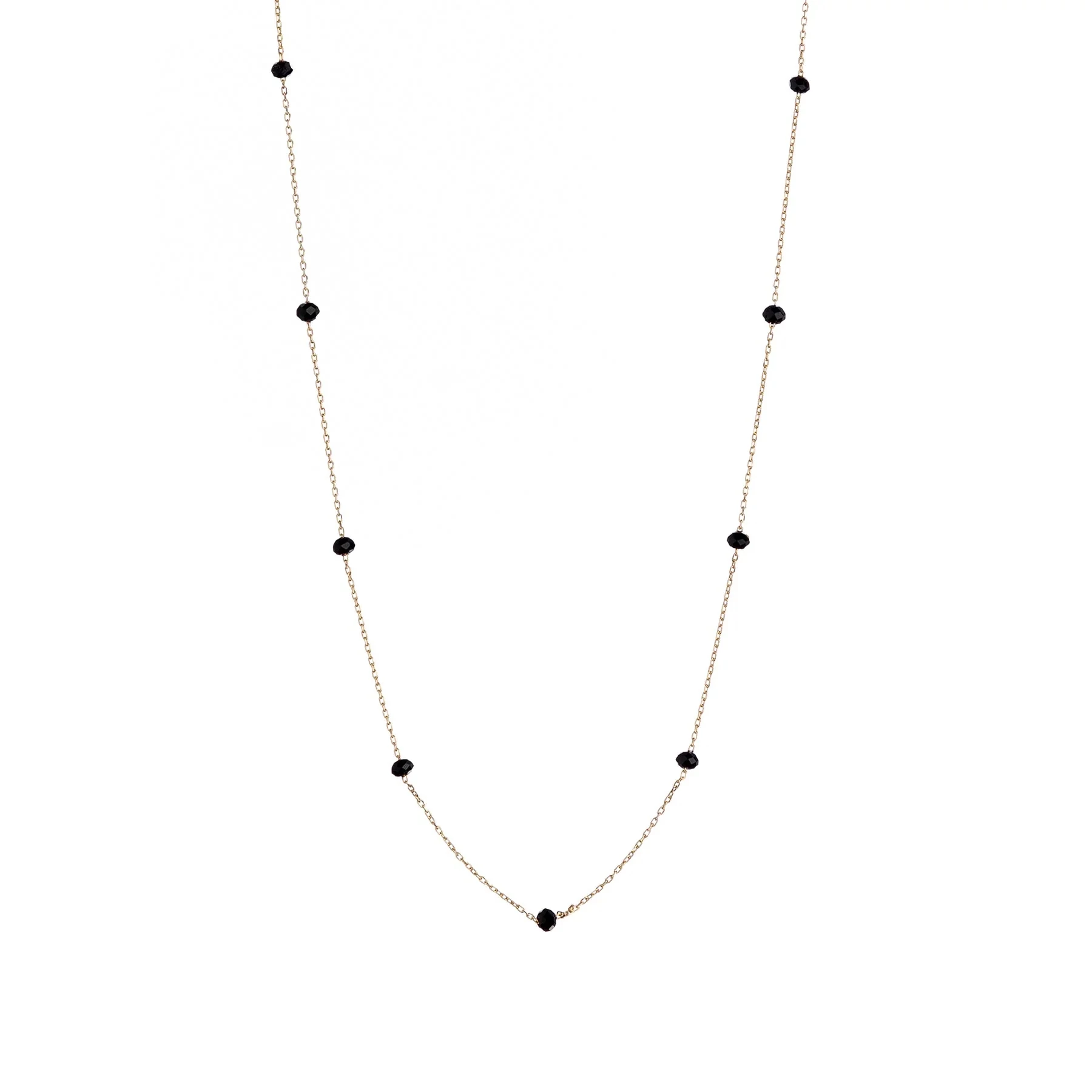 Alisia Crystal Bead nyaklánc - AL880-Oro-Nero