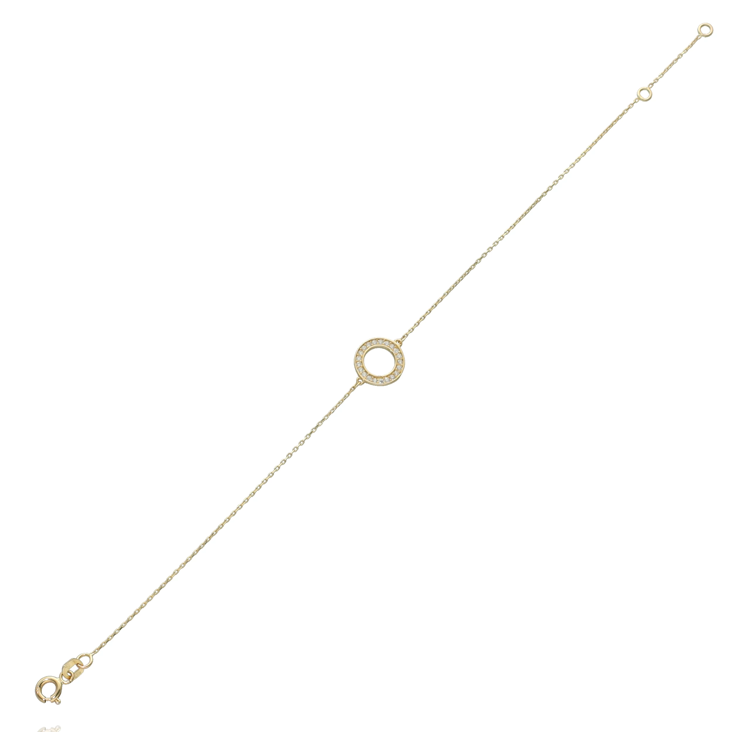 Arany karlánc 19 cm - ÖZ-B-15-CZ_KT