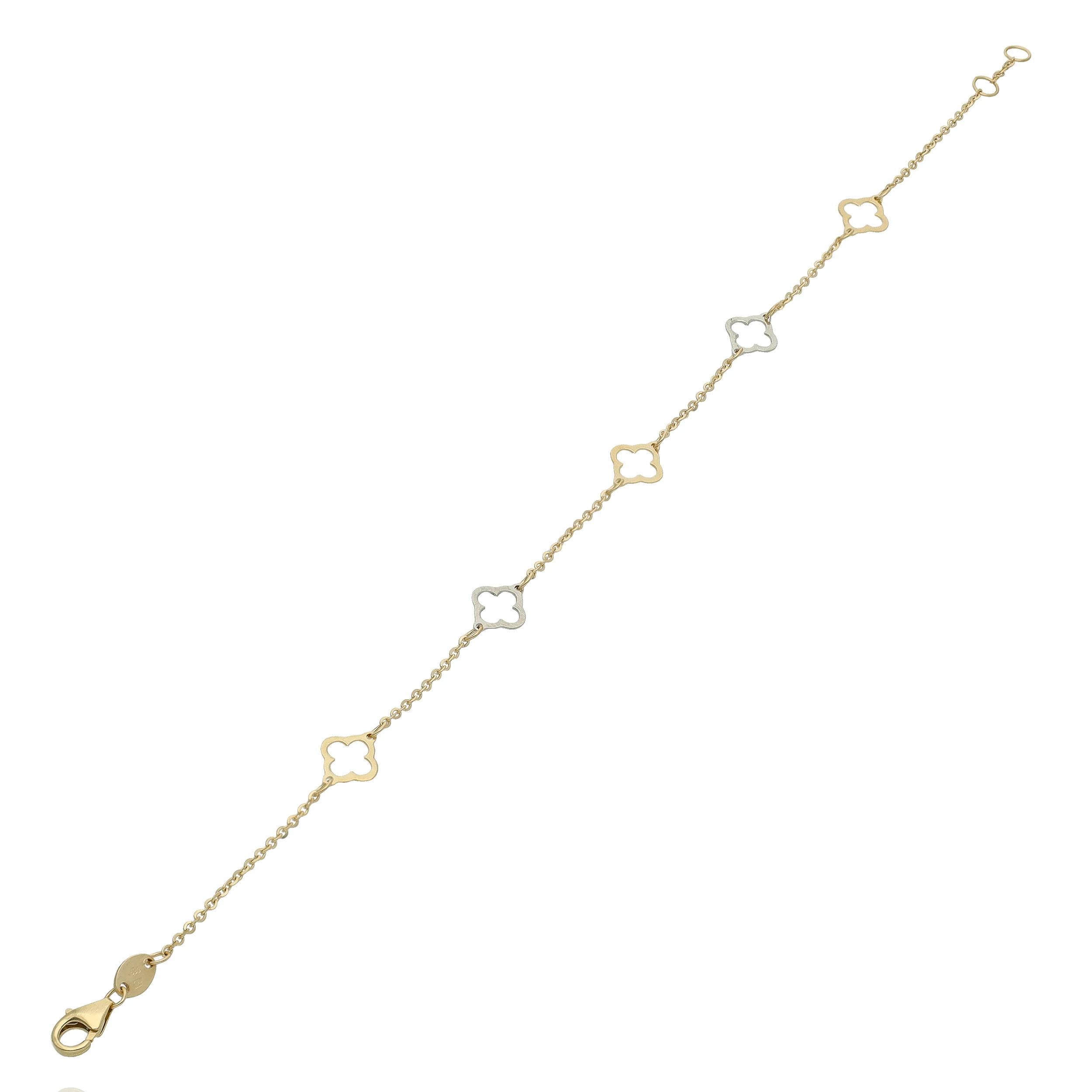 Arany lóhere karlánc 19 cm - 129-L330BR-CL-KL