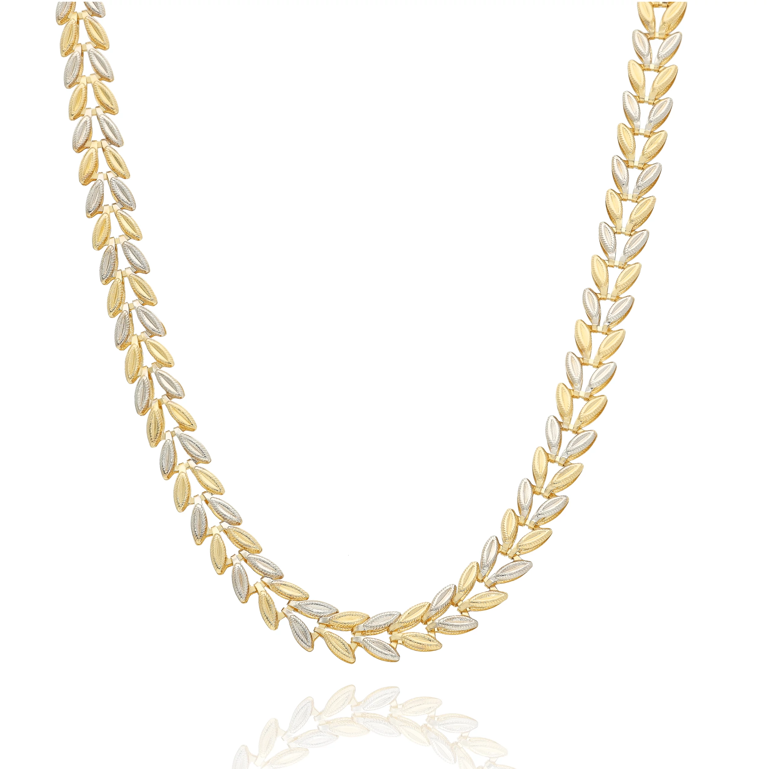 Arany nyaklánc 50 cm - A03SF118levél