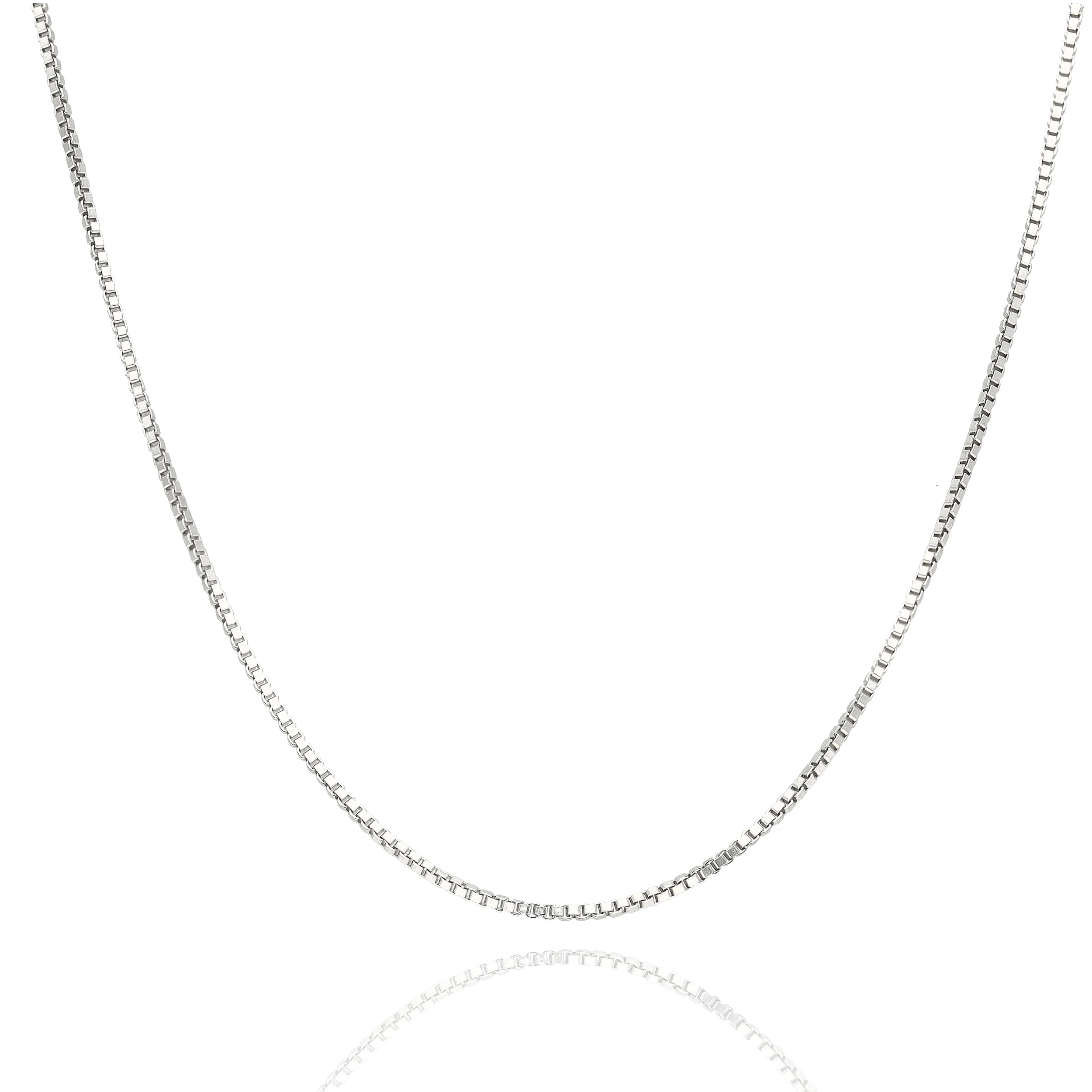 Fehér arany nyaklánc 40 cm - KVD012-W-40