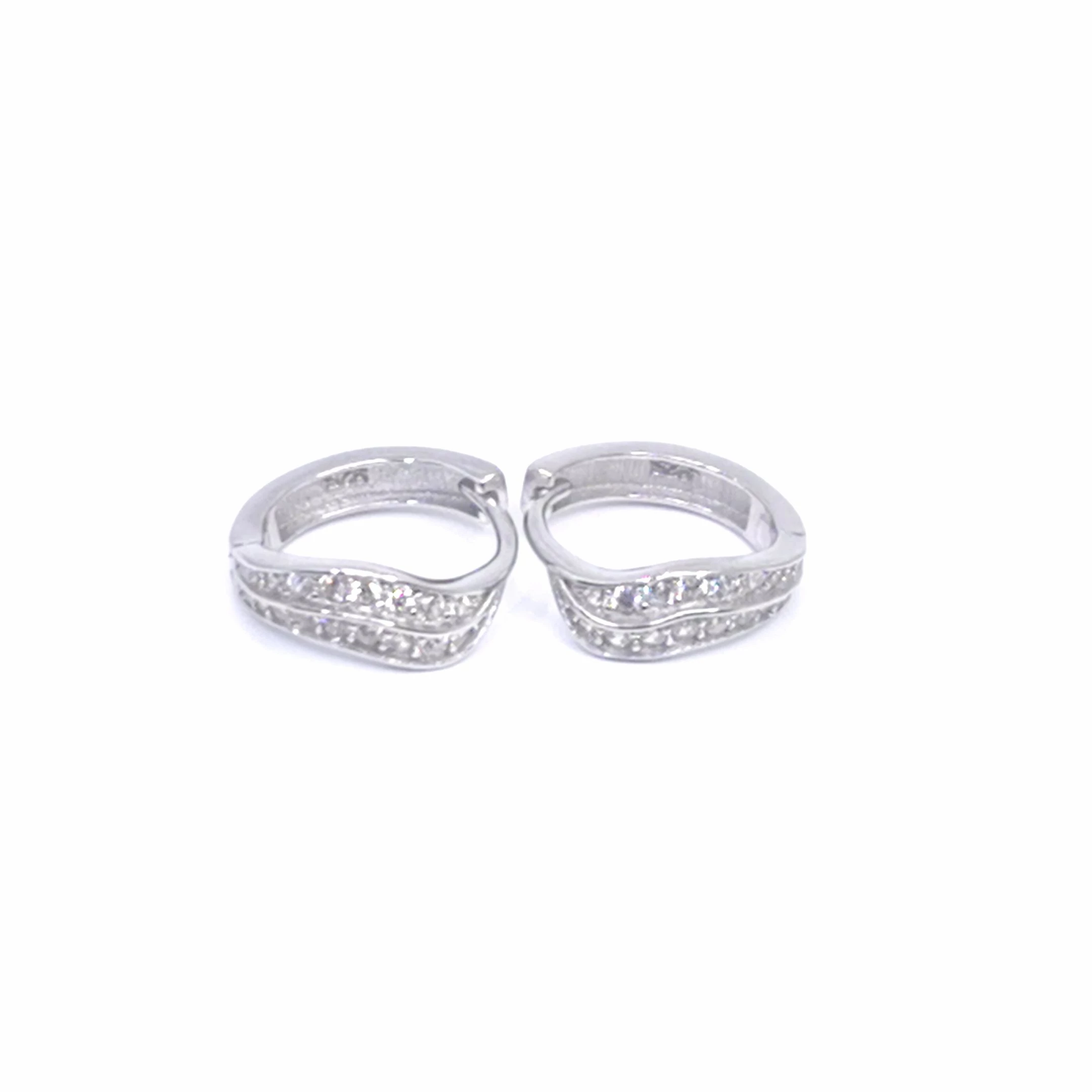 Diana Silver ezüst fülbevaló - E-0239