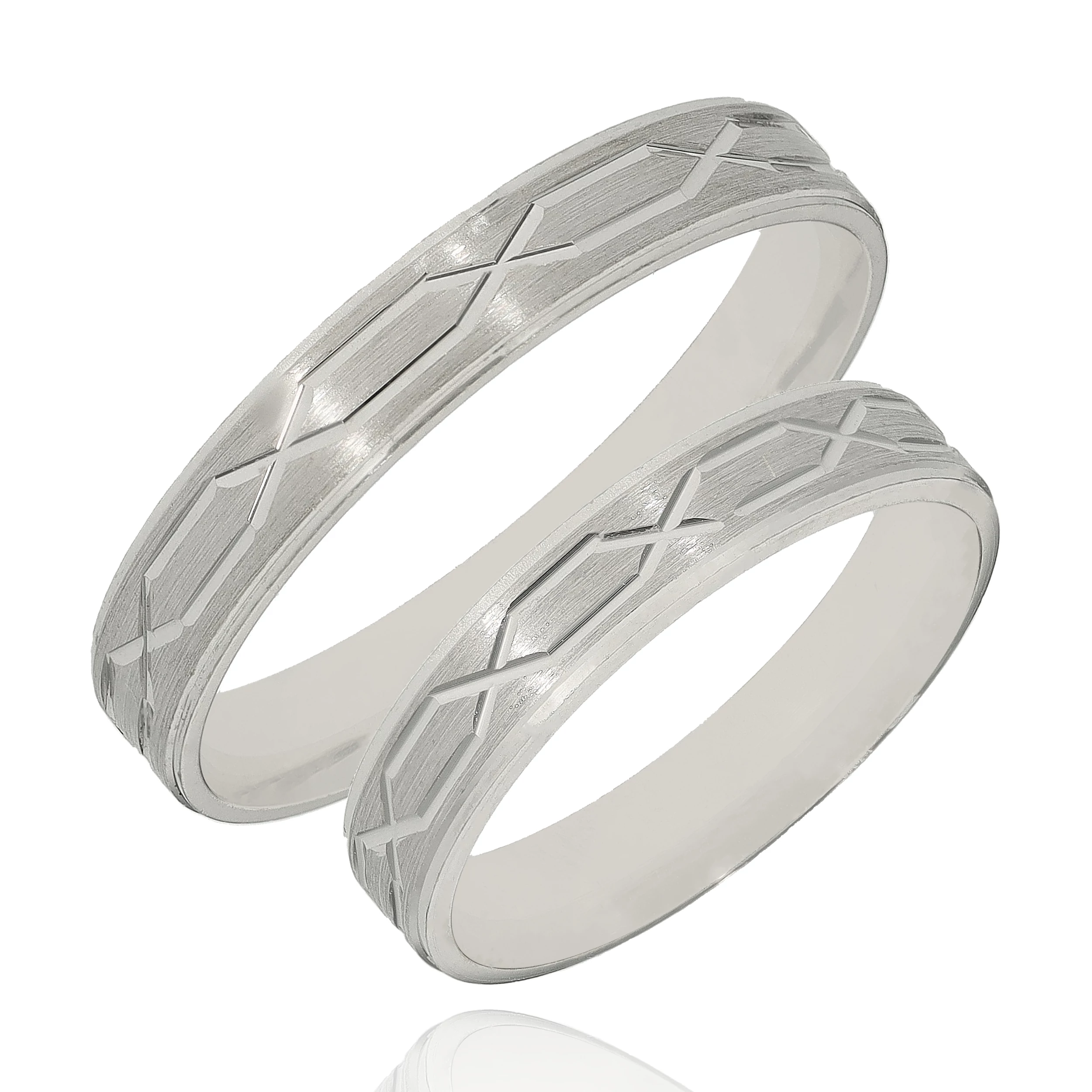 Ezüst női karikagyűrű 50-es méret - S412/N/50-DB