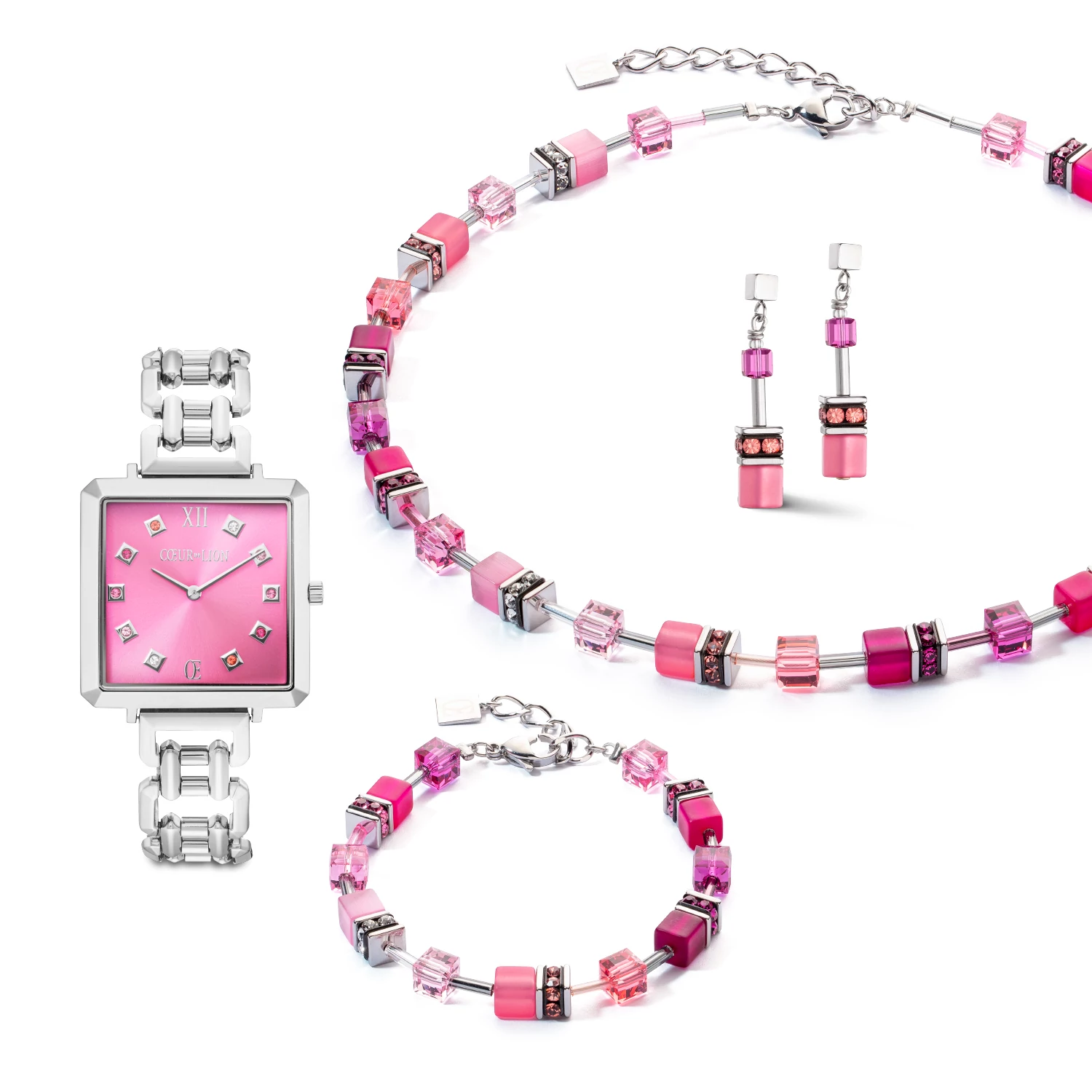 Coeur De Lion Adventi naptár Magenta & Ezüst szett - 0101/57-0422