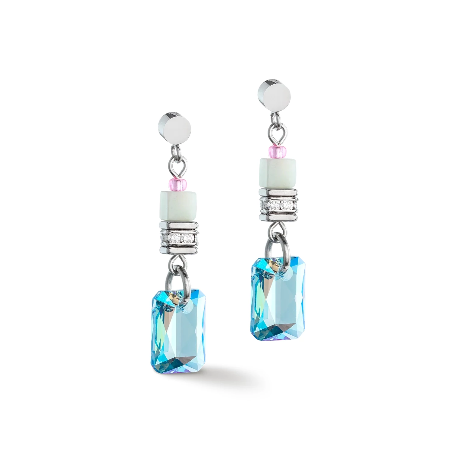 Coeur De Lion GeoCUBE® Fusion Morning Dew fülbevaló - 4706/21-1522