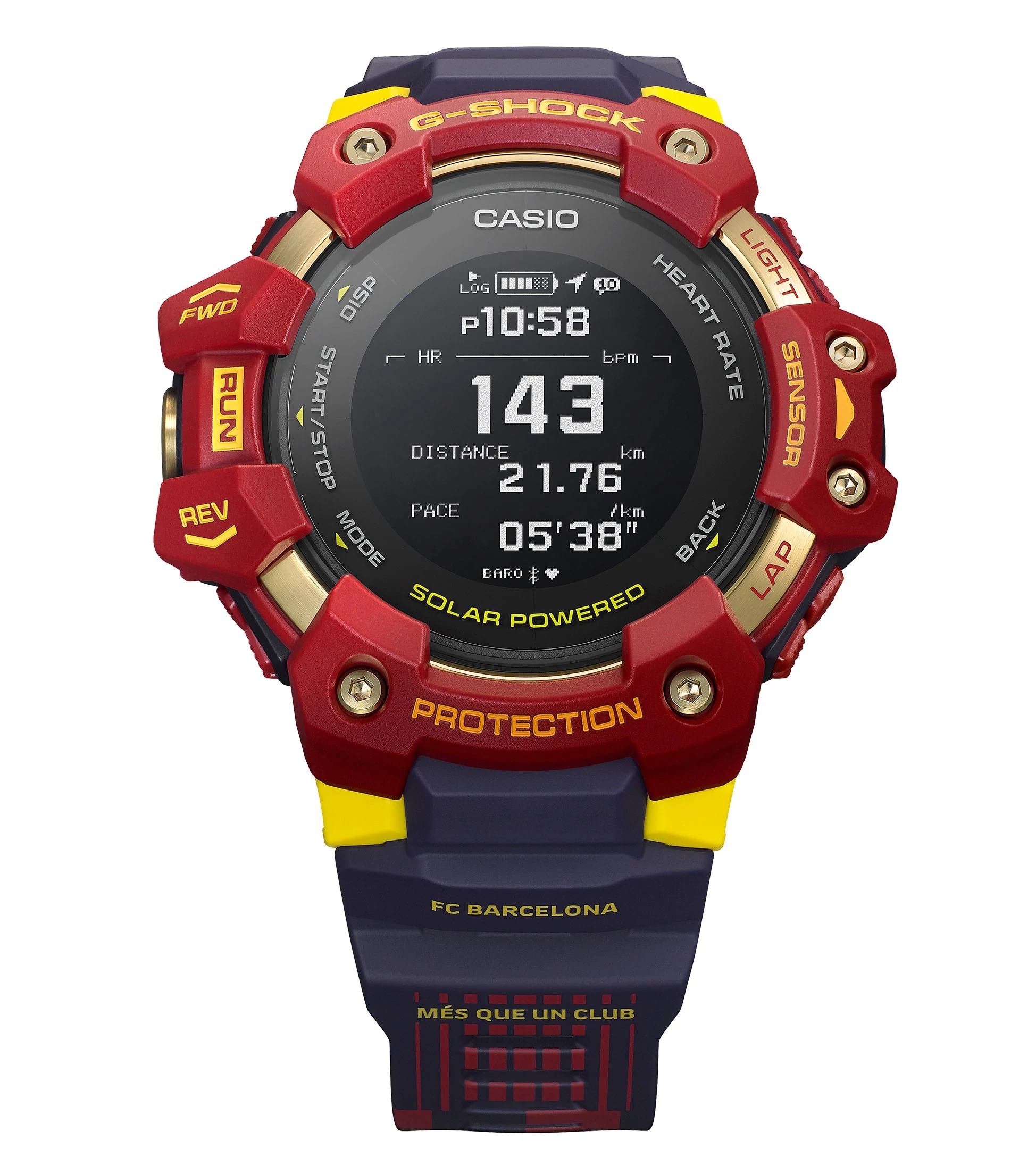 Casio G-Shock FC Barcelona limitált kiadású férfi okosóra - GBD-H1000BAR-4ER
