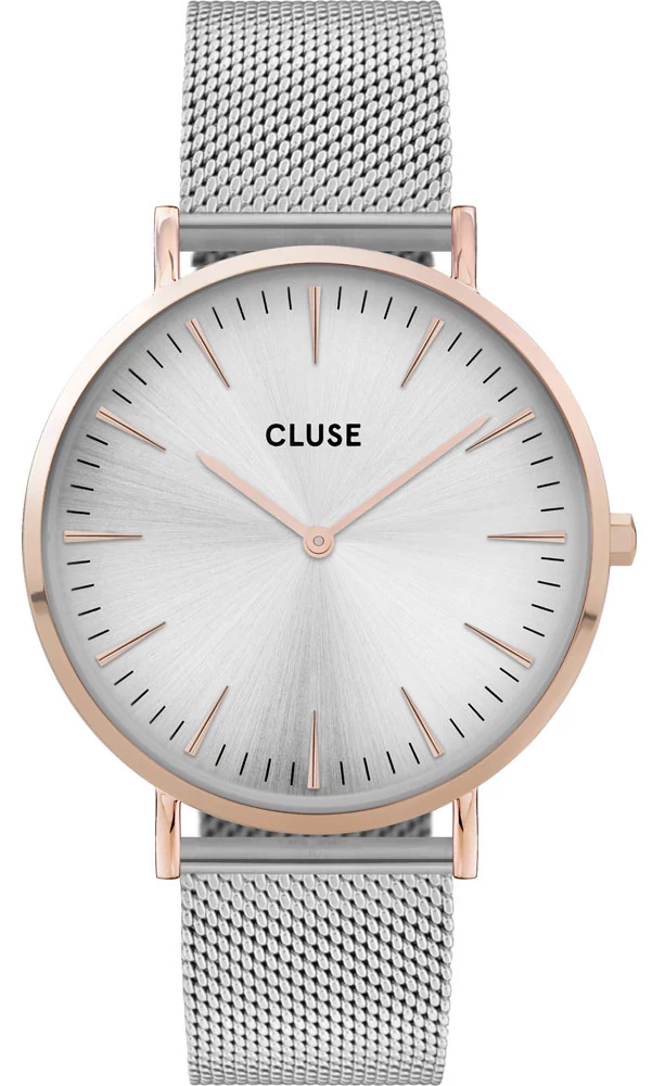 Cluse Boho Chic Mesh Rose Gold Silver női óra - CW0101201006