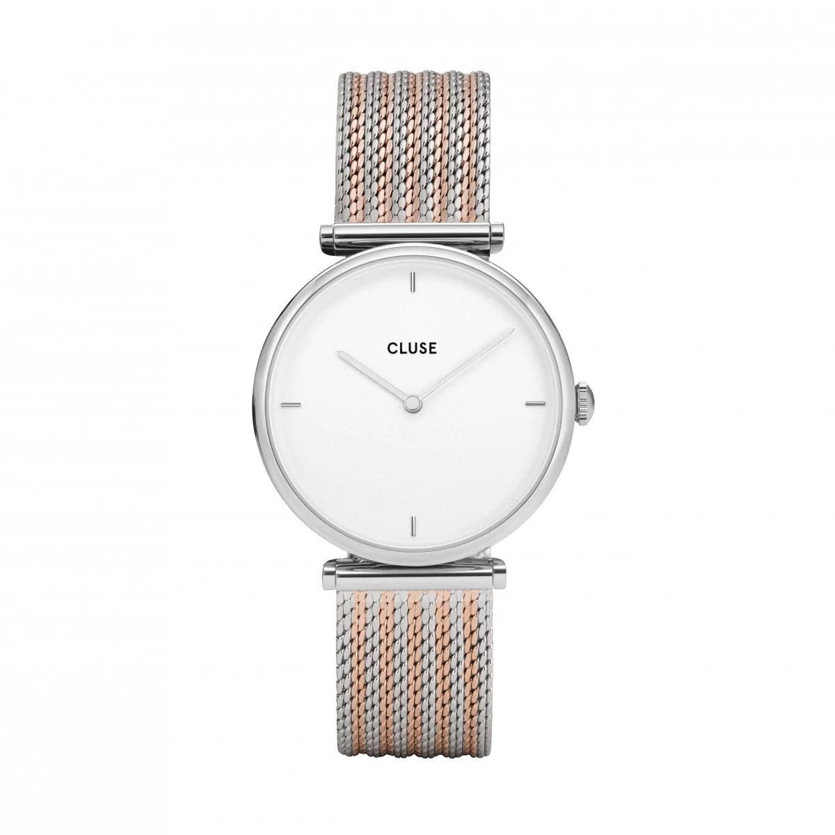 Cluse Triomphe Silver Bicolour Mesh női óra - CW0101208003