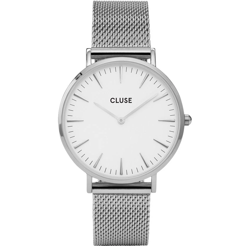 Cluse Boho Chic Mesh Silver White női óra - CW0101201002