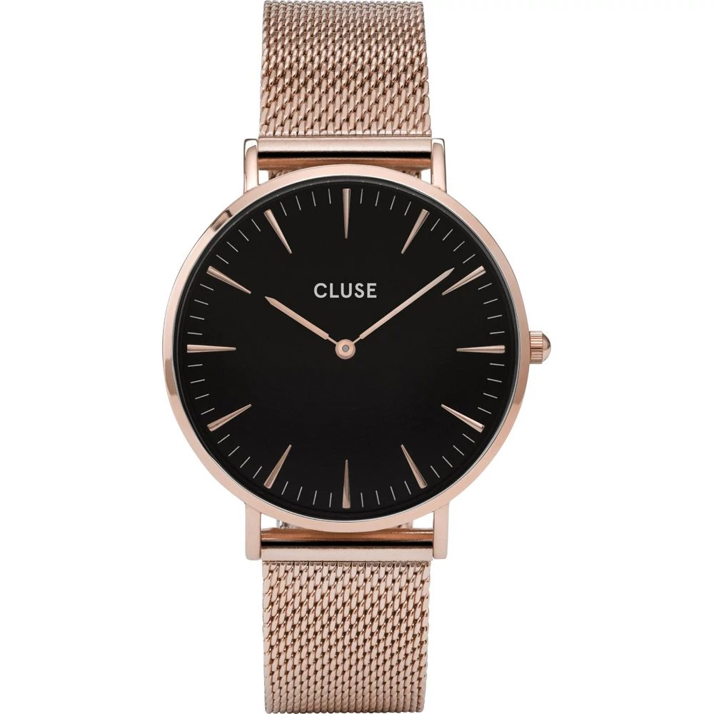 Cluse Boho Chic Mesh Rose Gold Black női óra - CW0101201003