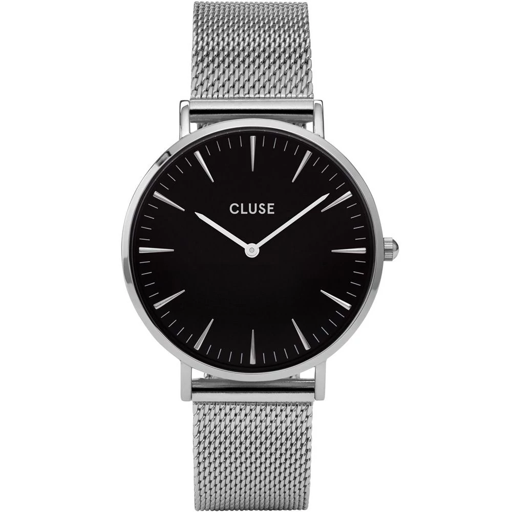 Cluse Boho Chic Mesh Silver Black női óra - CW0101201004