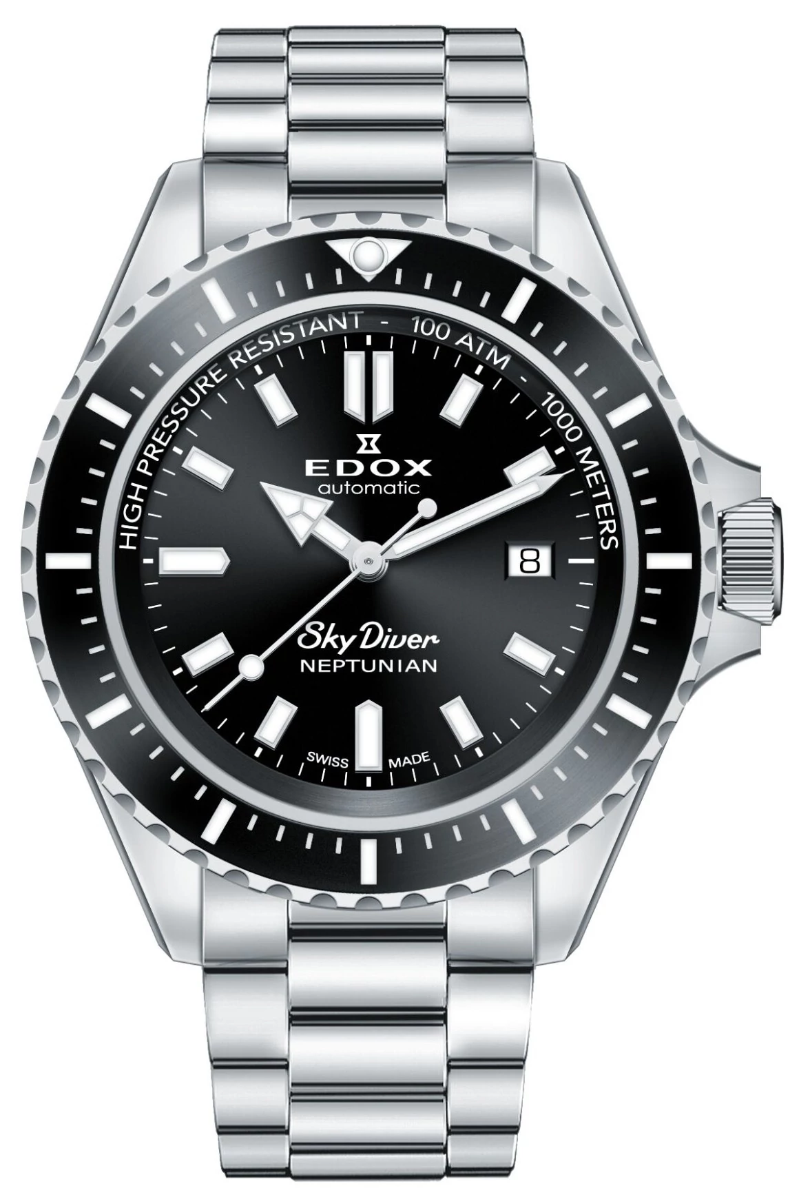Edox SkyDiver Neptunian Automatic férfi óra - 80120-3NM-NIN
