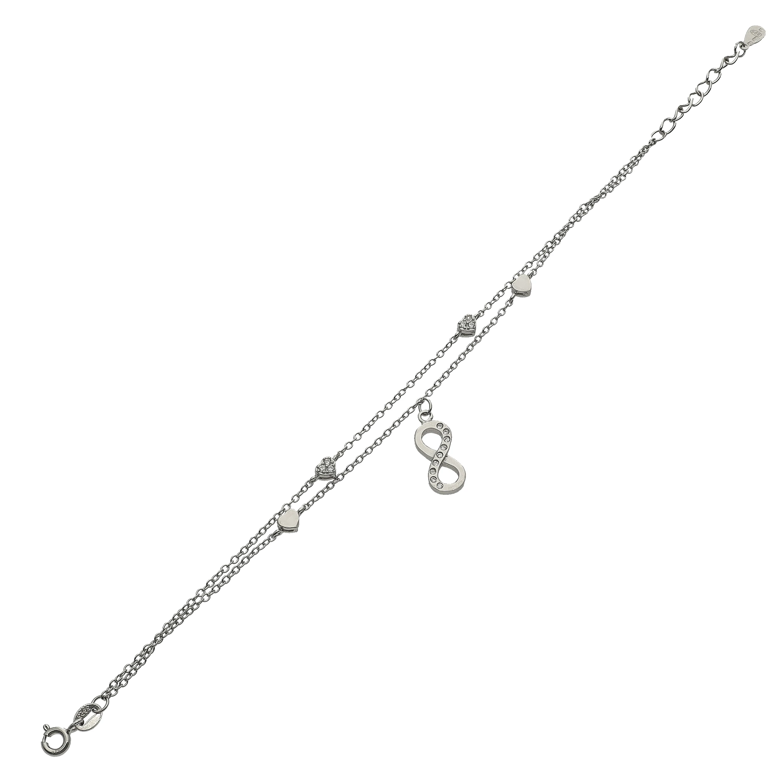 Ezüst karkötő 20 cm - 07118-12