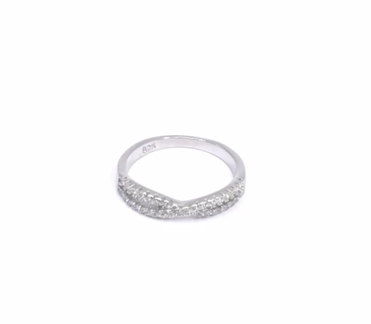 Diana Silver ezüst gyűrű 56-os méret - R-0116-56