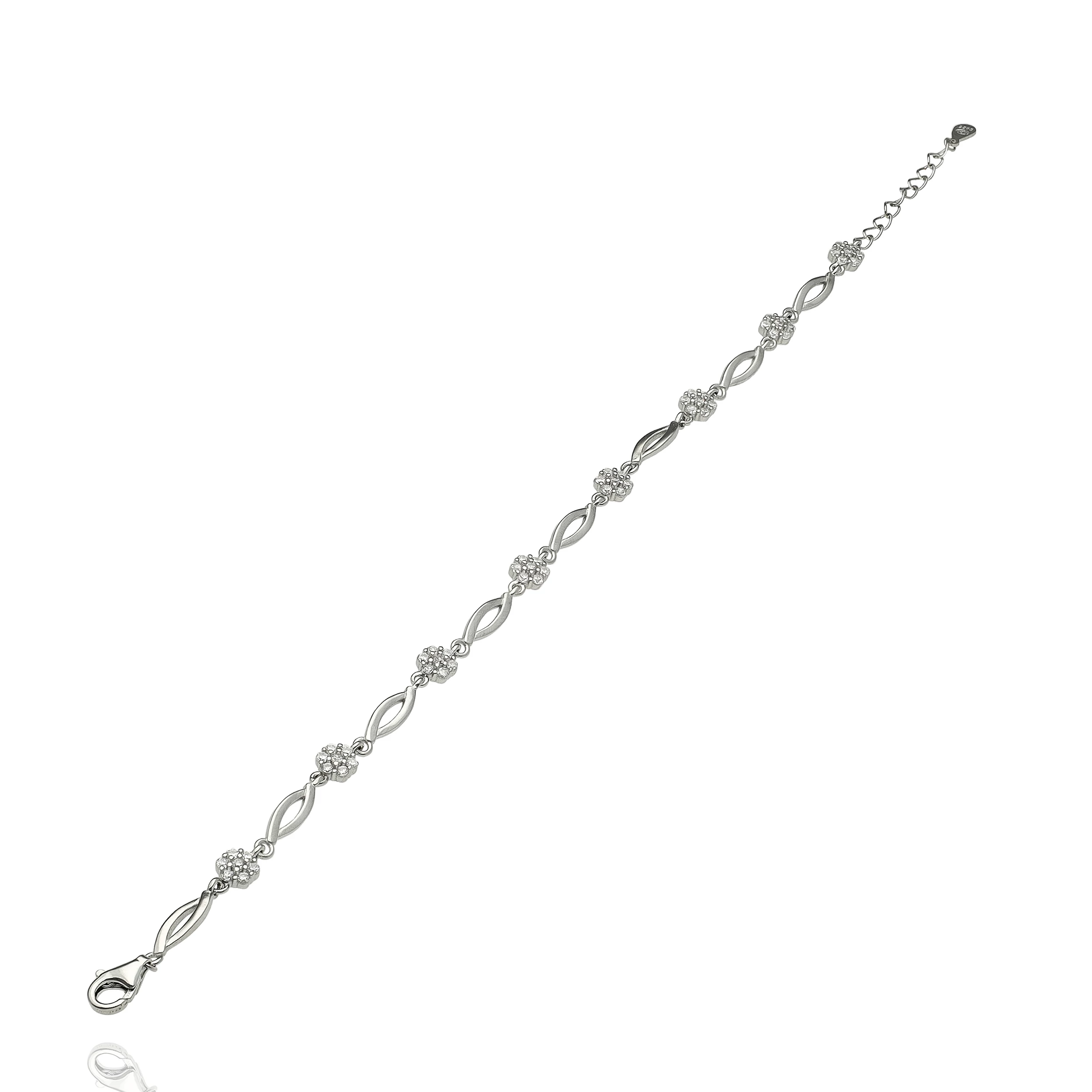 Ezüst karlánc 17 cm - 07118-49