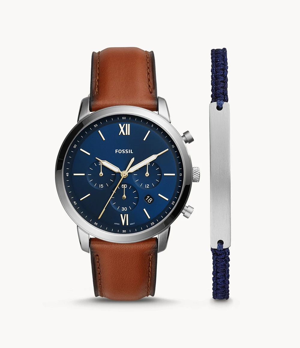 Fossil Neutra férfi óra szett - FS5708SET