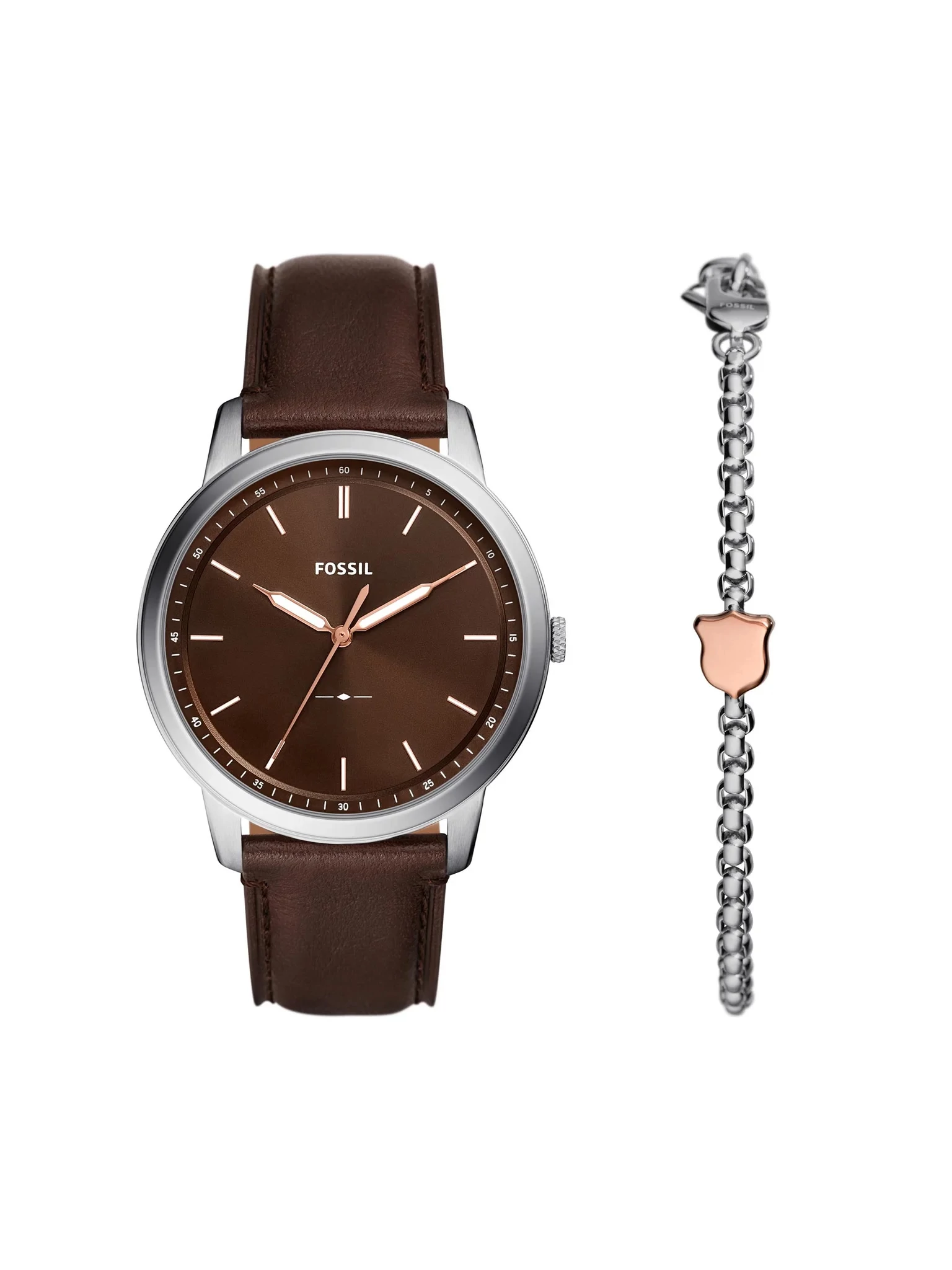 Fossil Minimalist férfi óra szett - FS6019SET