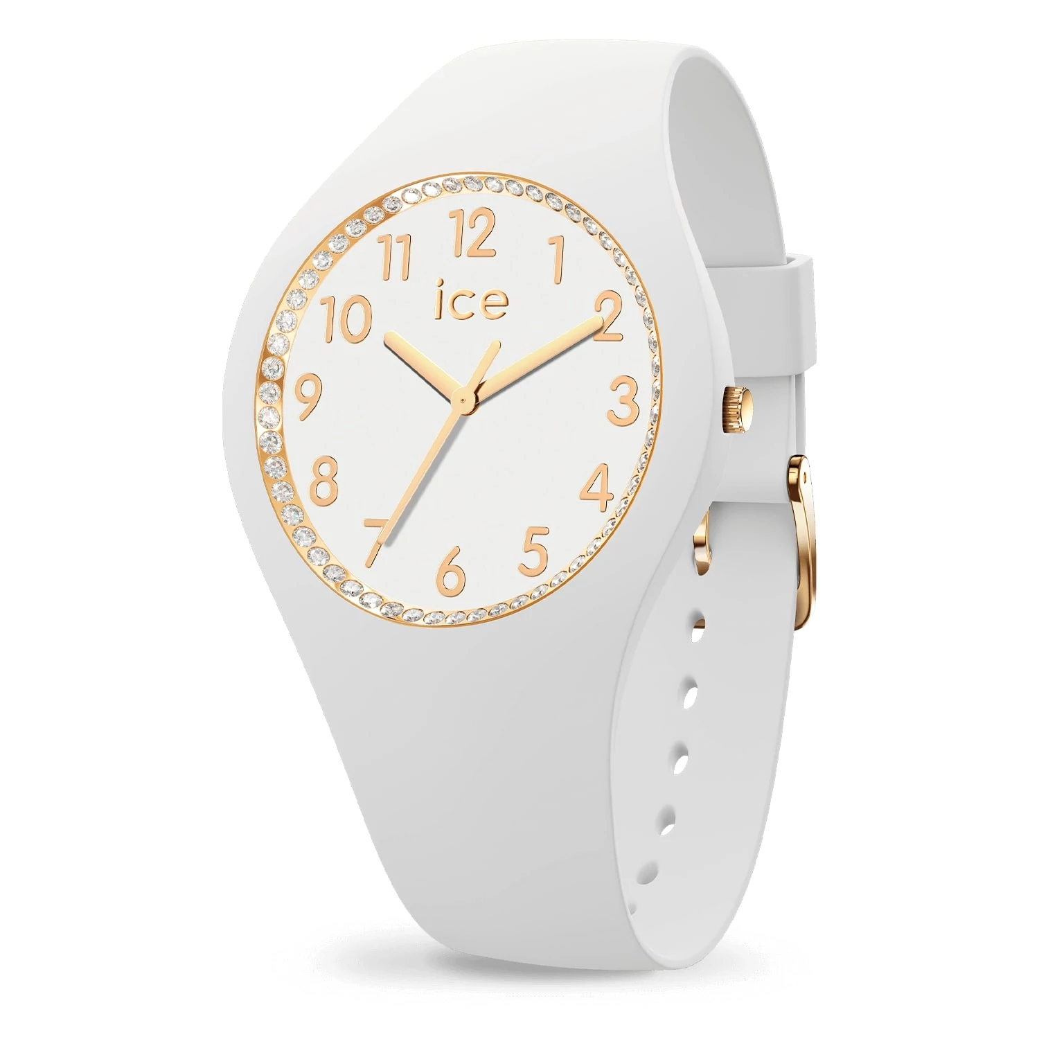 Ice-Watch Ice Cosmos White crystal numbers Medium óra - 021048