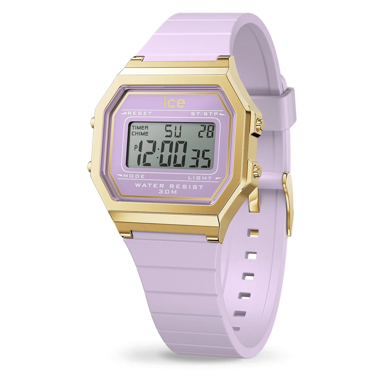 Ice-Watch Ice Digit Retro Lavender petal Small óra - 022061