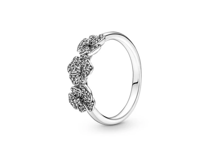 Pandora Árvácska Virág gyűrű 50-es méret - 190786C01-50
